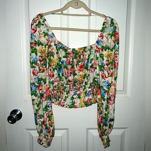 Floral Crop top